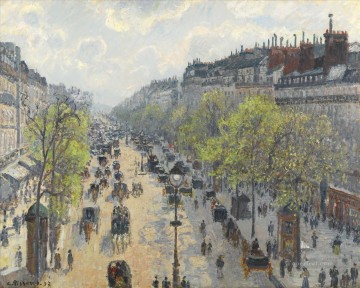 カミーユ・ピサロ Painting - モンマルトル大通り 1897年春 カミーユ・ピサロ